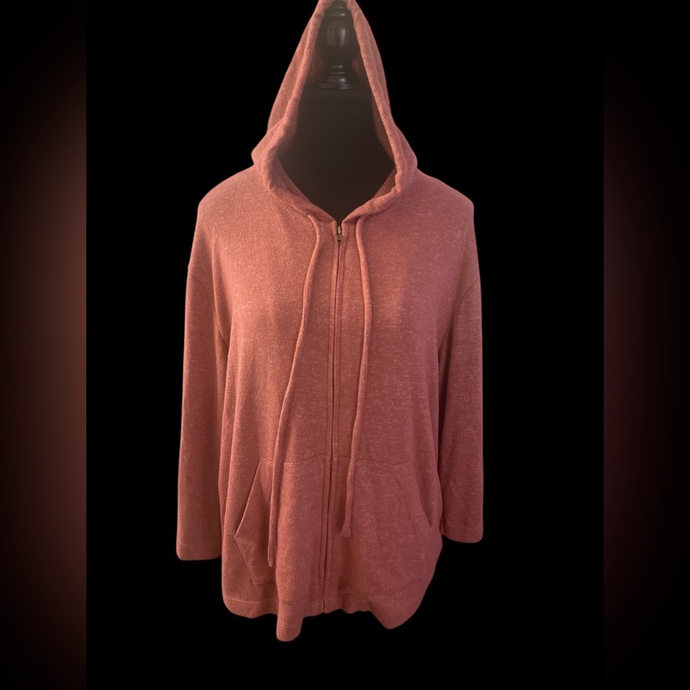 BOBEAU SOFT LIGHT HOODED JACKET XS EUC